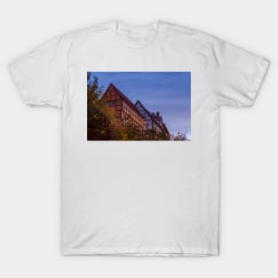 Schlossberg, old town, Quedlinburg; Harz, Saxony-Anhalt; Germany, Europe T-Shirt